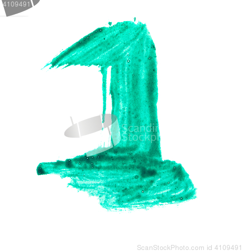 Image of paint on a white background