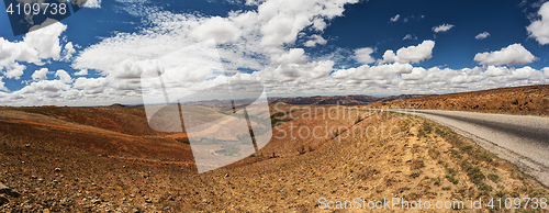 Image of Traditional Madagascar highland landscape