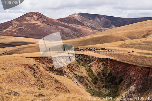 Image of Traditional Madagascar highland landscape