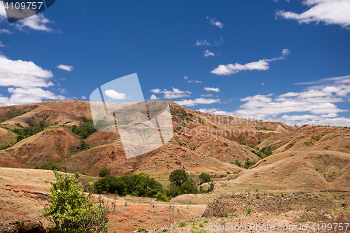 Image of Traditional Madagascar highland landscape