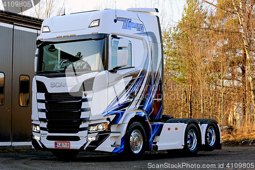 Image of NextGen Scania S500 Truck Pinstripe Design