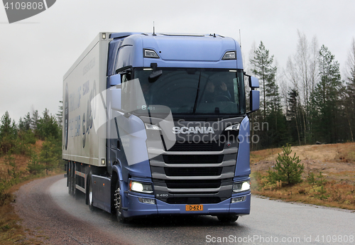 Image of Next Generation Scania S450 Semi on the Road