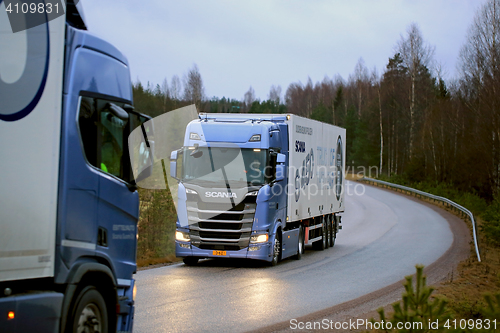 Image of Next Generation Scania Trucks on Test Drive