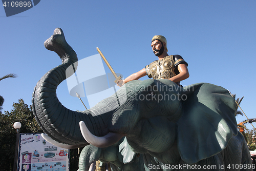 Image of Hannibal riding on an elephant