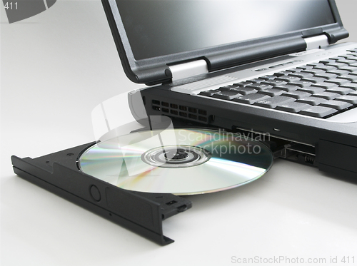 Image of Laptop w/cd ejected II