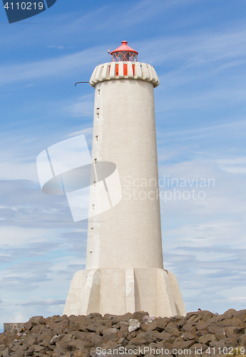 Image of Modern lighthouse at Akranes - Iceland