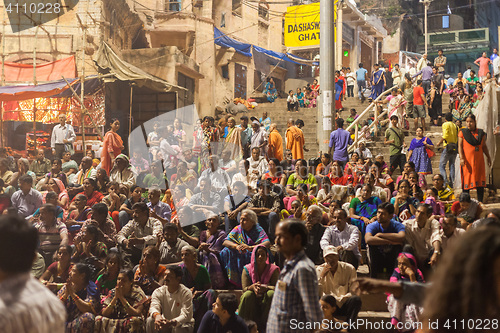 Image of Ganges Aarti ceremony, Varanasi