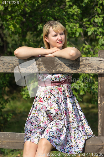 Image of Expectant mother in the Park