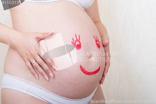 Image of Belly of the expectant mother