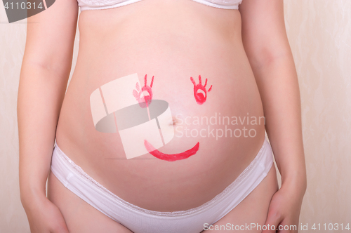 Image of Belly of the expectant mother