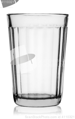 Image of Empty vintage faceted glass