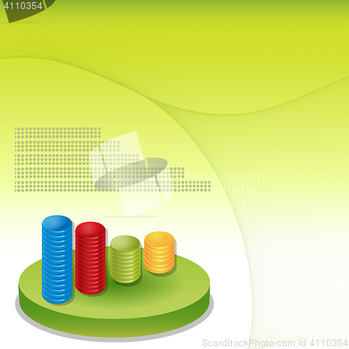 Image of Financial infographic background