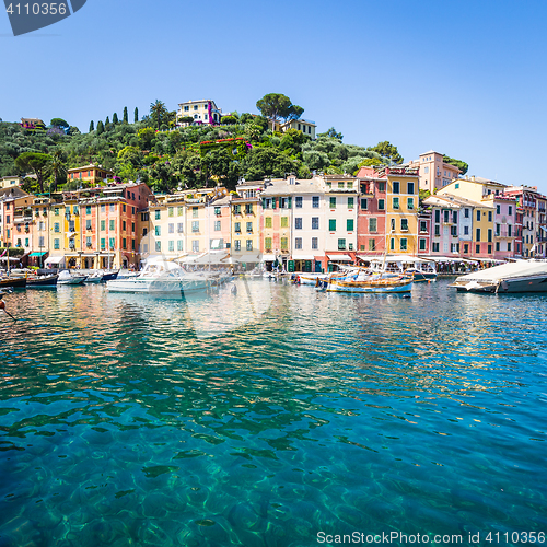 Image of Portofino, Italy - Summer 2016 - view from the sea