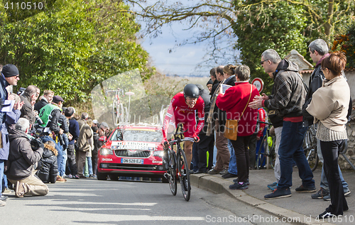 Image of The Cyclist Arnold Jeannesson - Paris-Nice 2016