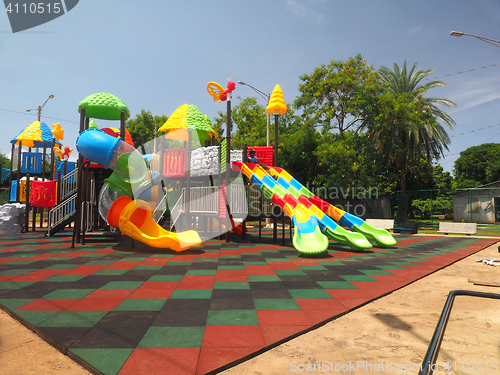 Image of editorial children's park Corn Island Nicaragua