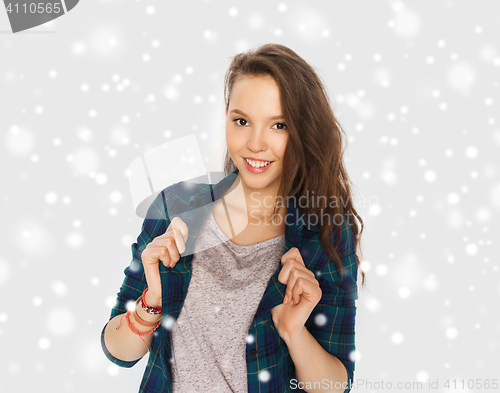 Image of happy smiling pretty teenage girl