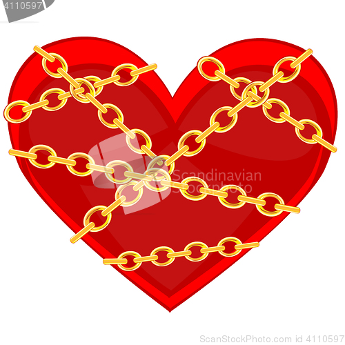 Image of Heart in chain