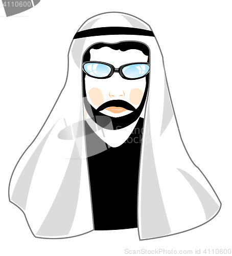 Image of Man arab in national cloth