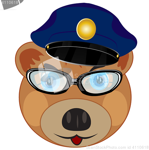 Image of Portrait bear police