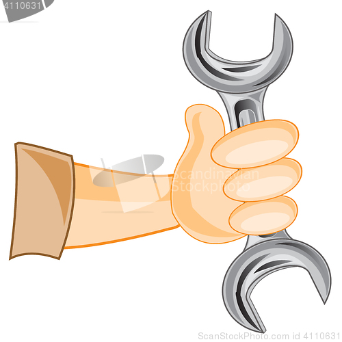 Image of Wrench in hand