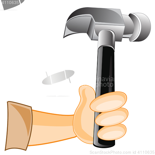 Image of Gavel in hand of the person