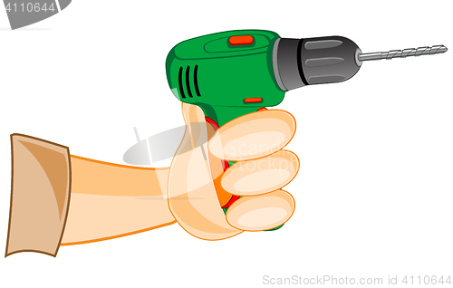 Image of Drill in hand