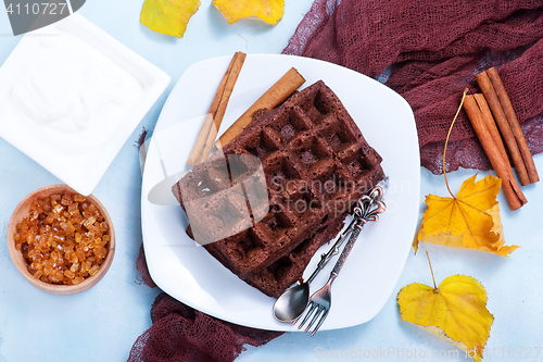 Image of chocolate wafer