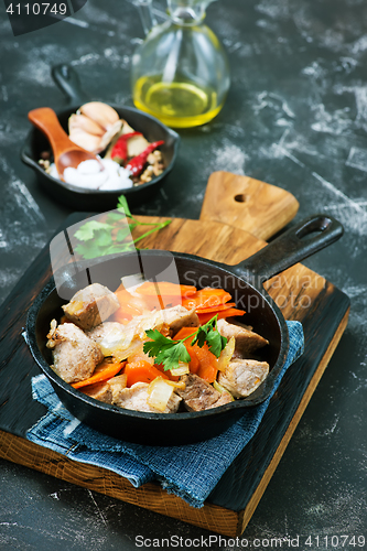 Image of meat with vegetables