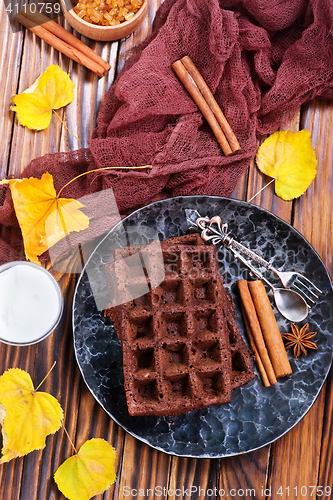 Image of chocolate wafer