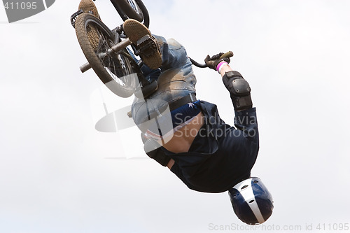 Image of BMX biker Airborne