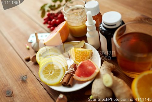 Image of traditional medicine and drugs