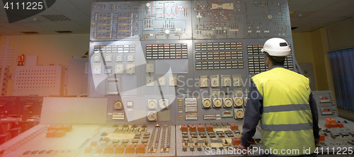 Image of Operator at work place in the system control room