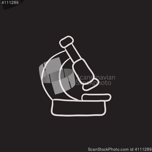 Image of Microscope sketch icon.