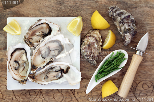 Image of Oysters and Samphire