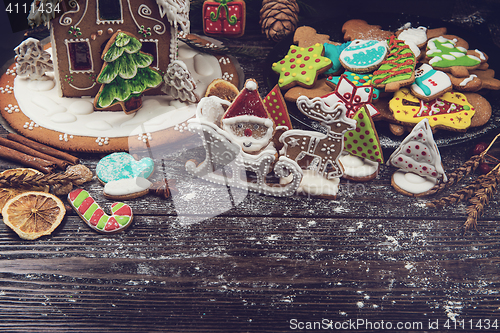 Image of Gingerbreads for new years and christmas