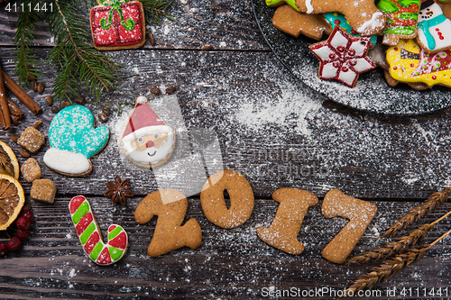 Image of Gingerbreads for new 2017 years