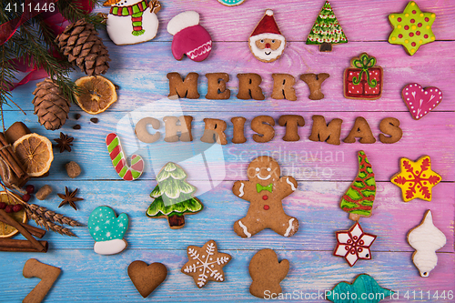 Image of Gingerbreads for new years and christmas