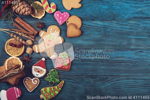 Image of Gingerbreads for new years and christmas