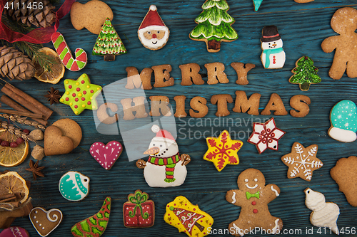 Image of Gingerbreads for new years and christmas