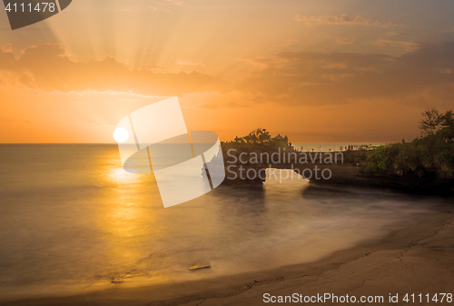 Image of The temple \"Tanah Lot\" on the island of Bali