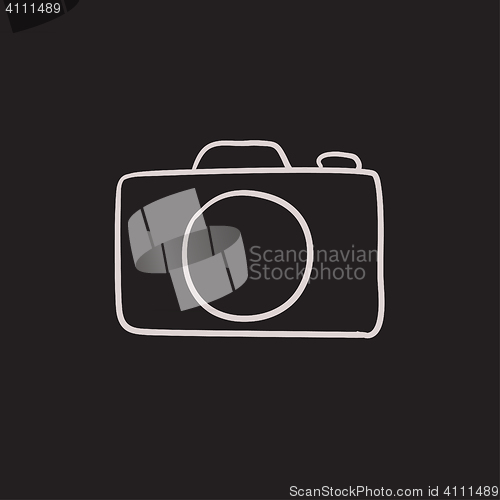 Image of Camera sketch icon.