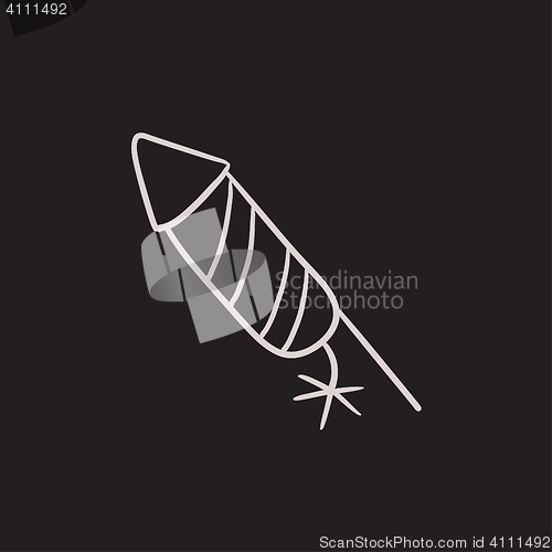 Image of Firework sketch icon.