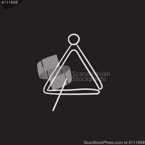 Image of Triangle sketch icon.