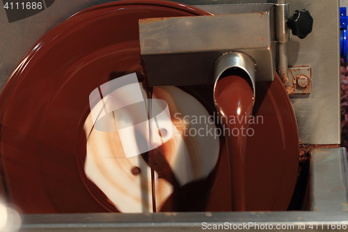 Image of chocolate machine background