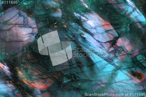 Image of labradorite mineral background