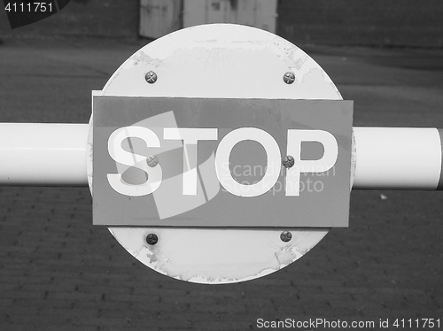 Image of Red stop sign