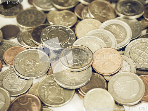 Image of Vintage Euro coin