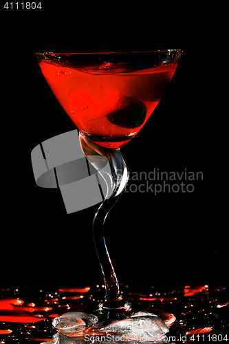 Image of Red cocktail