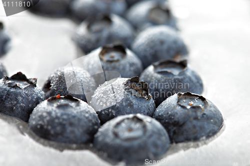 Image of Frozen blueberries