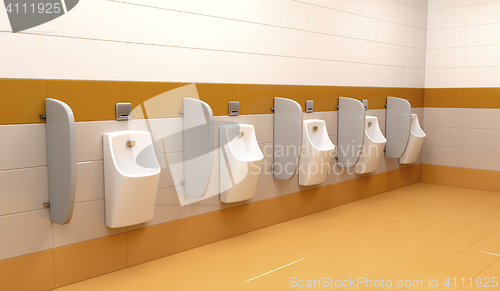 Image of Row of urinals